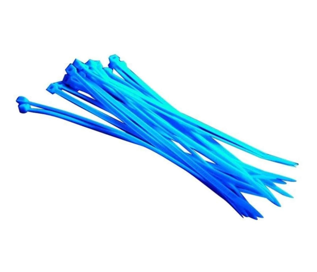 Bitspower Opaski zaciskowe kablowe 20szt UV 12cm niebieskie BP-UVCT-BL / ZUUV-018 - 733398 - zdjęcie